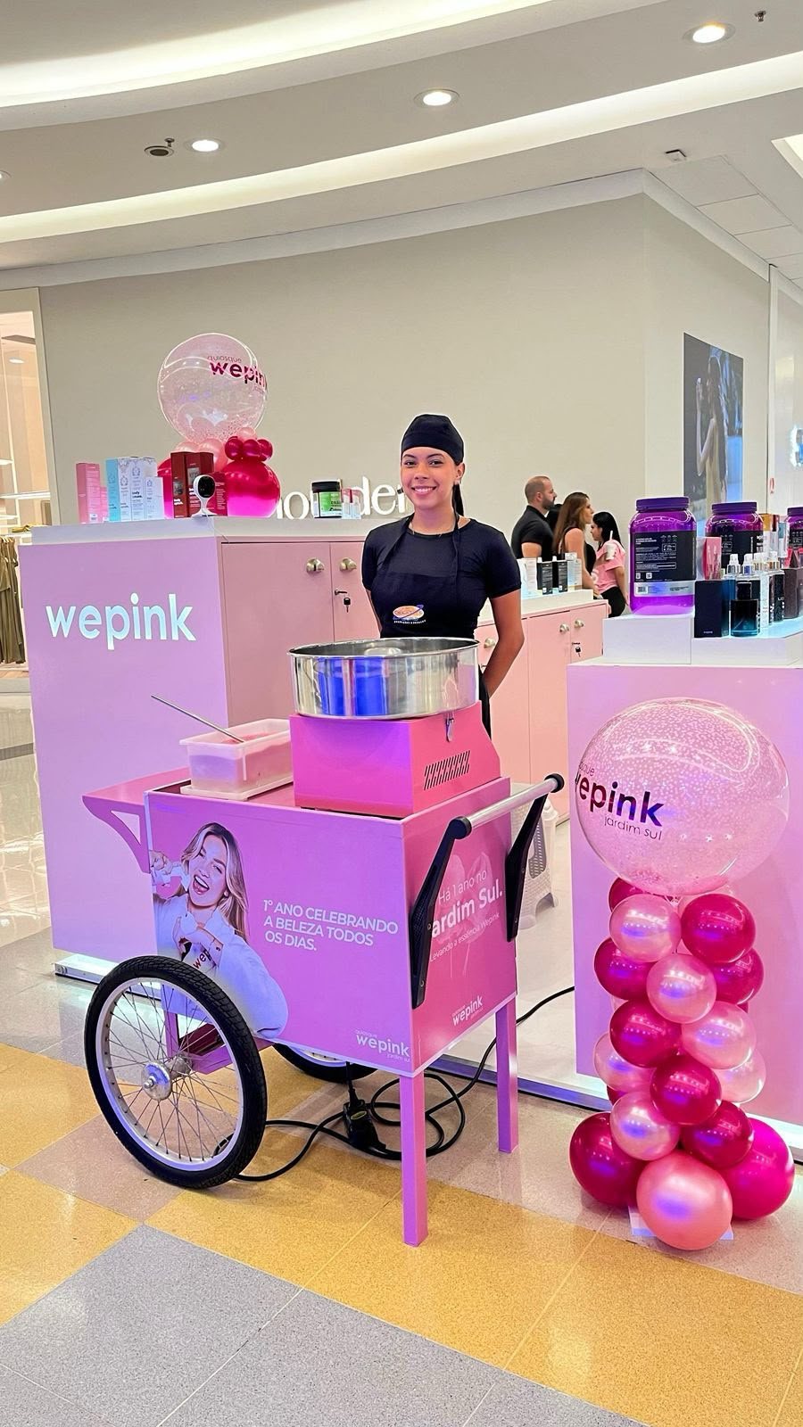 Ativação de marca da WePink